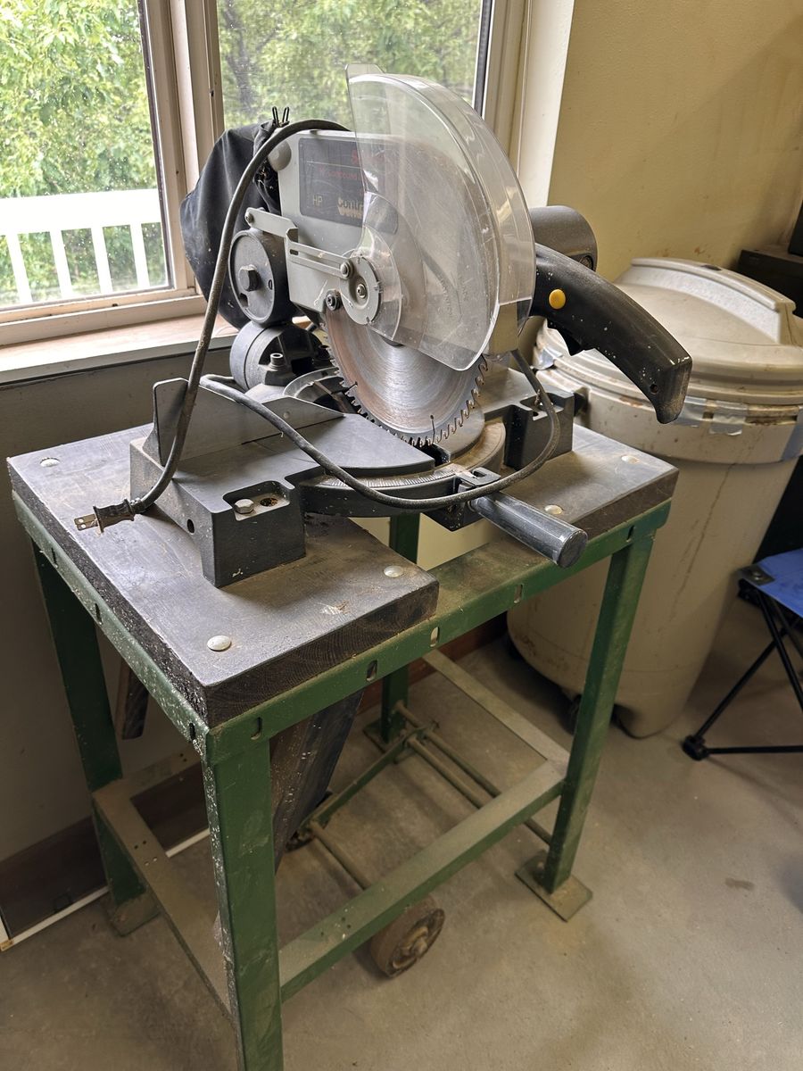 10” inch Sears miter saw with stand