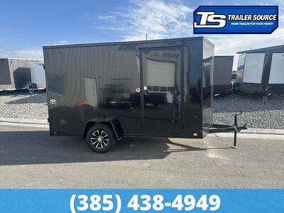 6x12 Look ST DLX Enclosed Cargo Trailer - 6'6" Interior - 3.5K GVWR .080 PolyCor, Alloy Wheels, Black Out Package