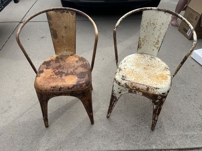 Decorative rustic chairs