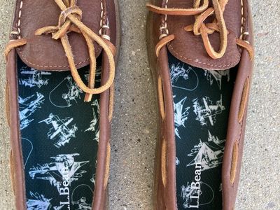 LL Bean Camp Moccasins Womens Size 8M