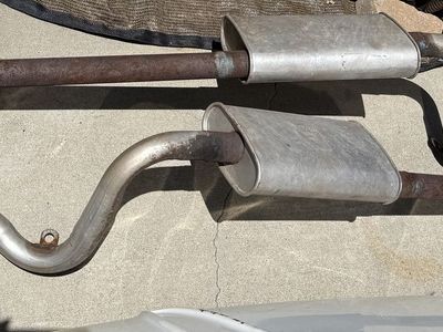 66 mustang exhaust