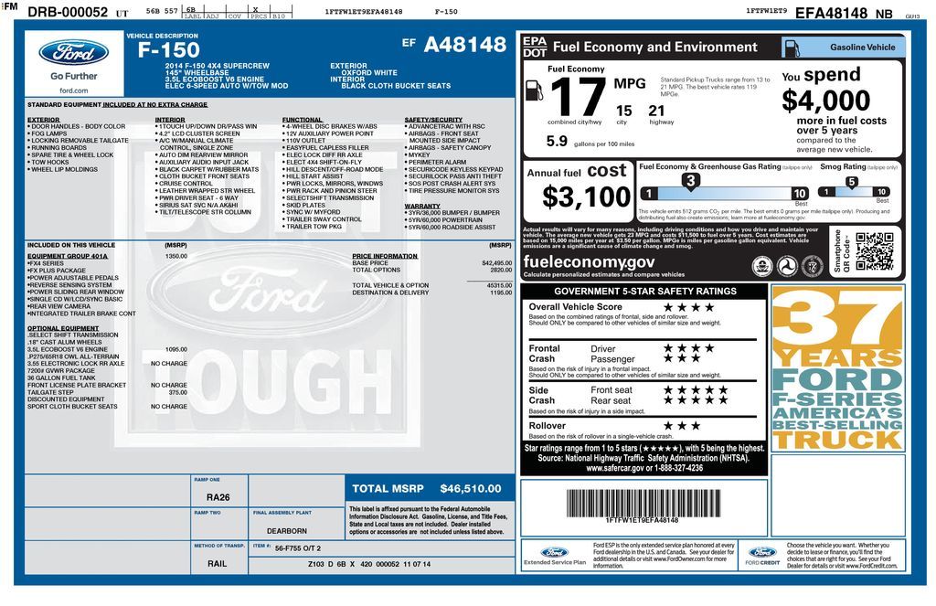 2014 Ford F-150 FX4
