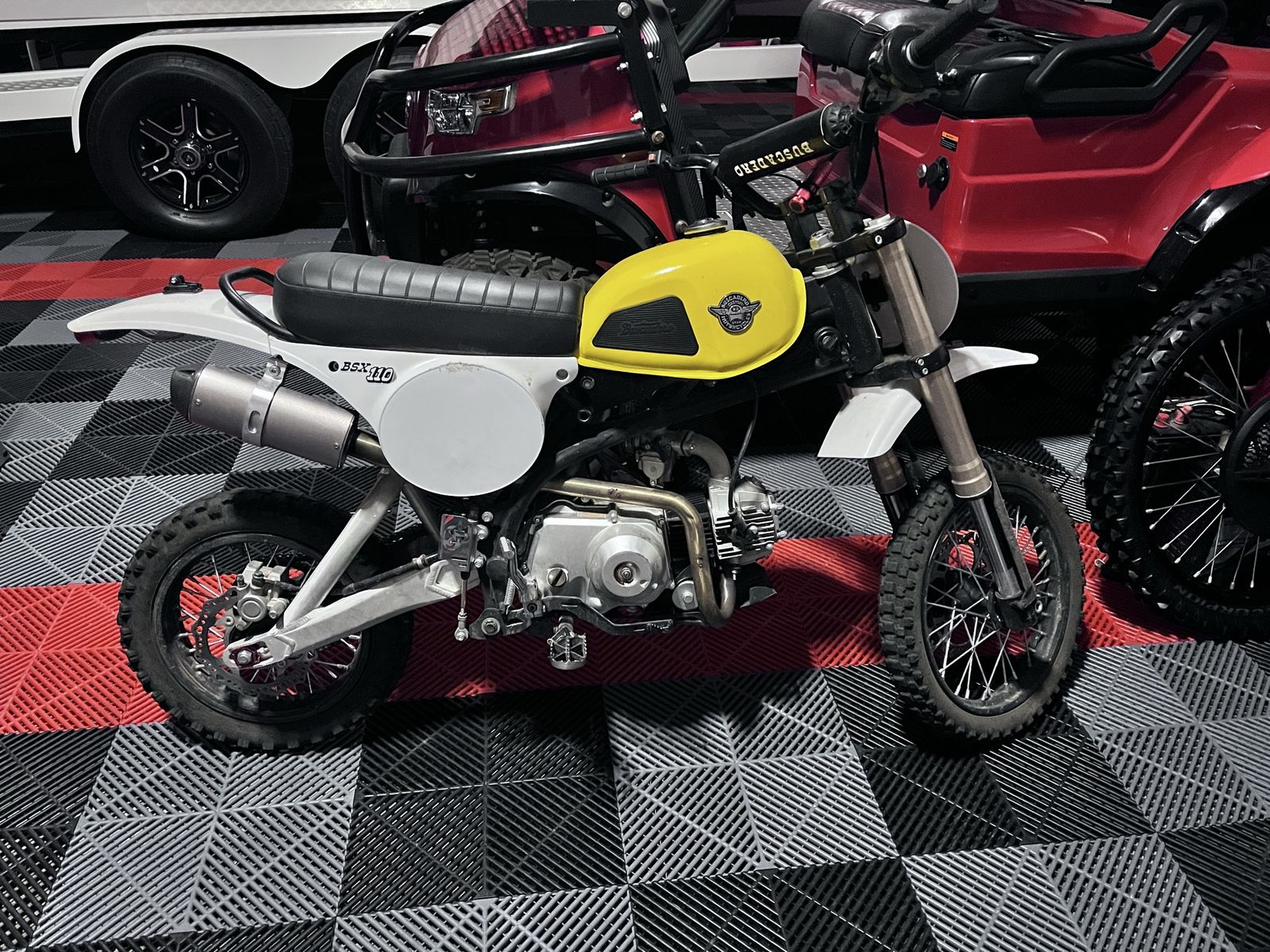 Buscadero BSX 110 Dirt Bike - Yellow / White / Black