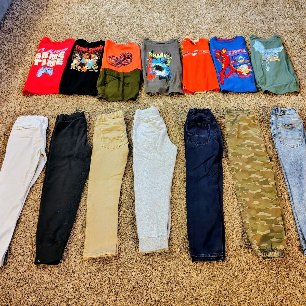 boys clothes size 8 - 14 pieces CASH