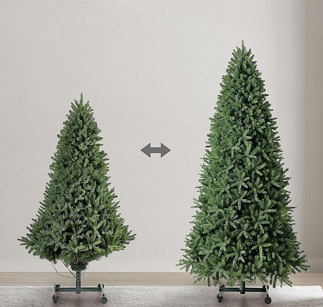 Evergreen Classics 7'-9' Grow and Stow Automatic Adjustable Christmas Tree 2006052 #82605