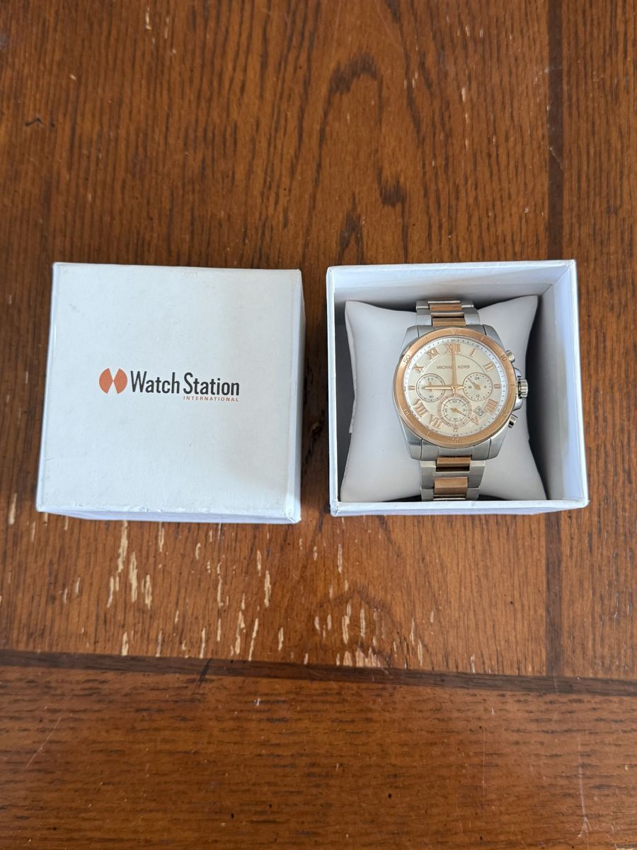 OBO Michael Kors Two-Tone Stainless Steel & Rose Gold Chronograph Watch