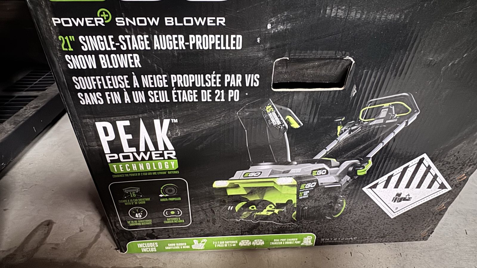 Brand New EGO Snow Blower - Used only once in last 2 years