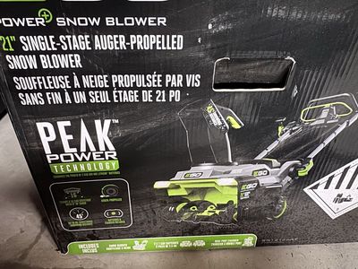 Brand New EGO Snow Blower - Used only once in last 2 years