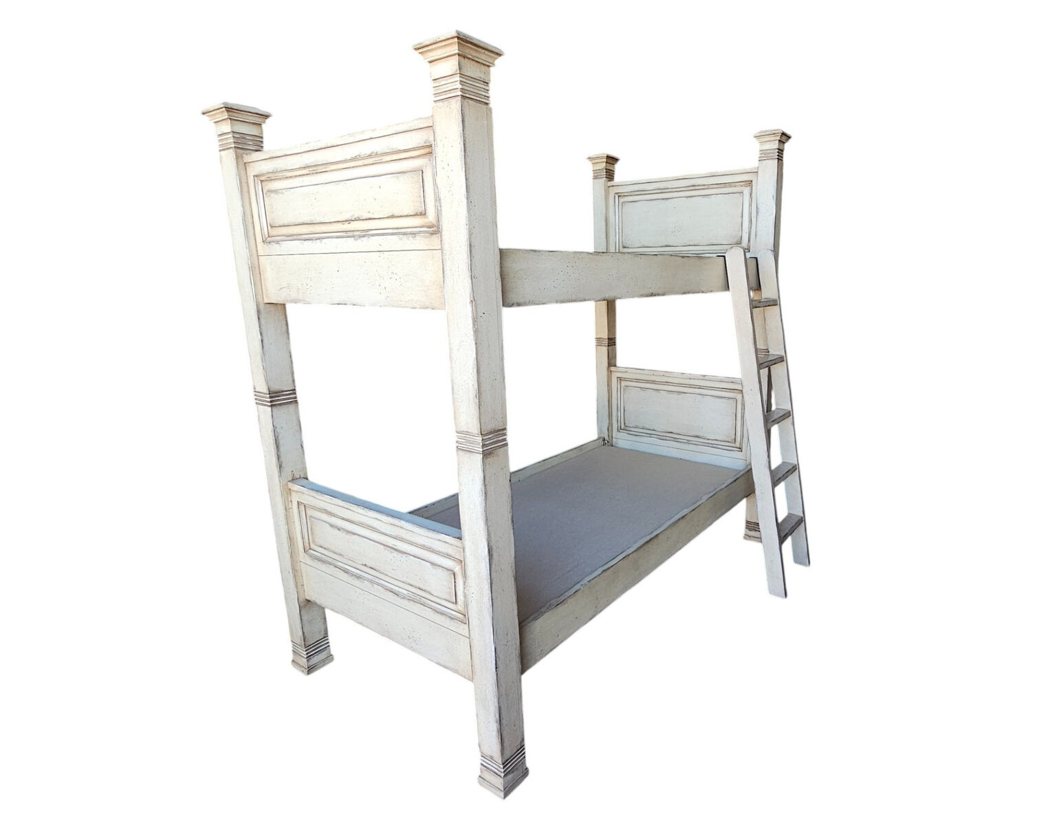 Old Biscayne Designs Custom Made Twin Over Twin Bunk Bed with Bedding