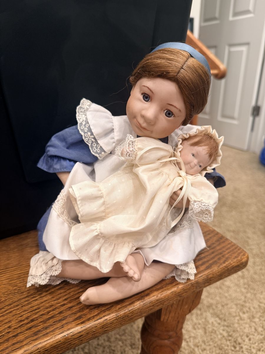 Vintage Porcelain Doll