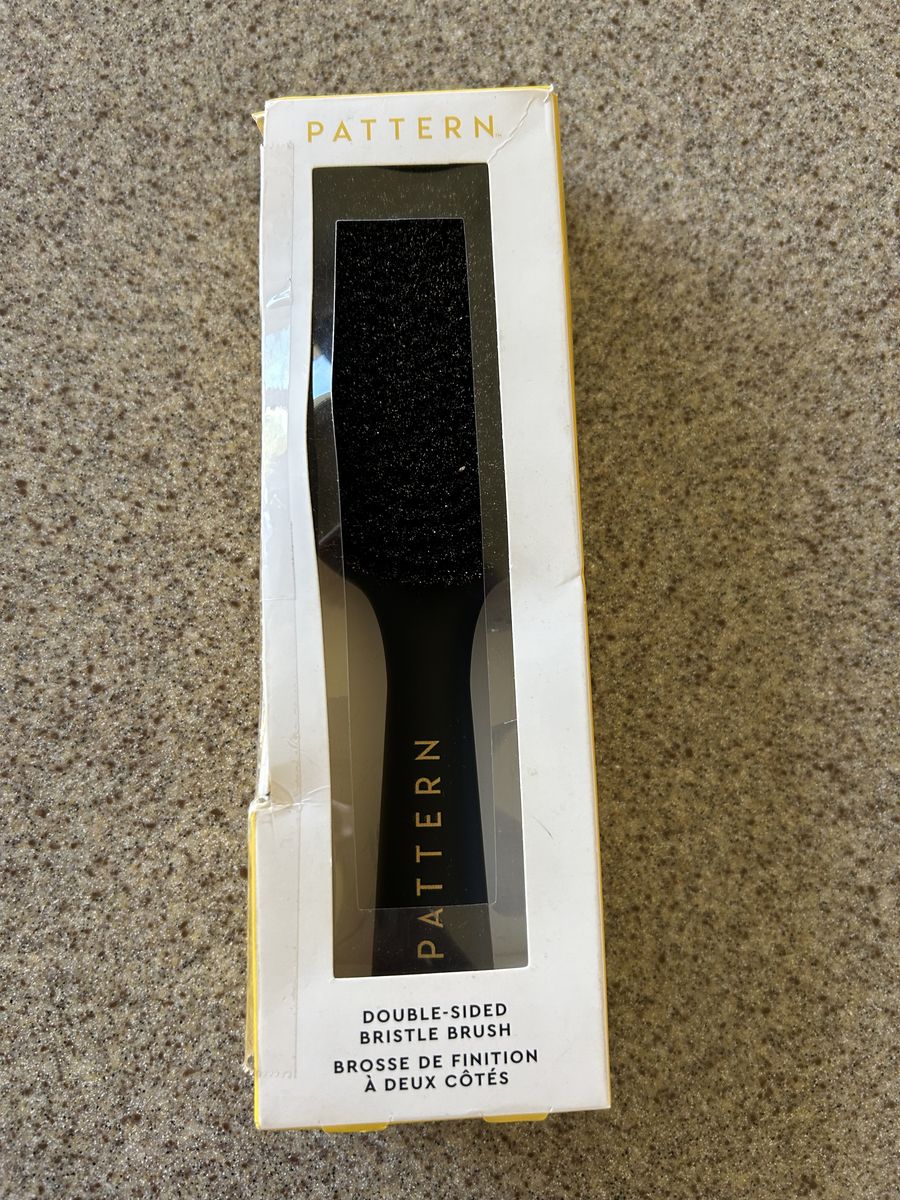 NIB Pattern Double-sided Boar Bristle Hair Brush