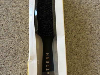 NIB Pattern Double-sided Boar Bristle Hair Brush
