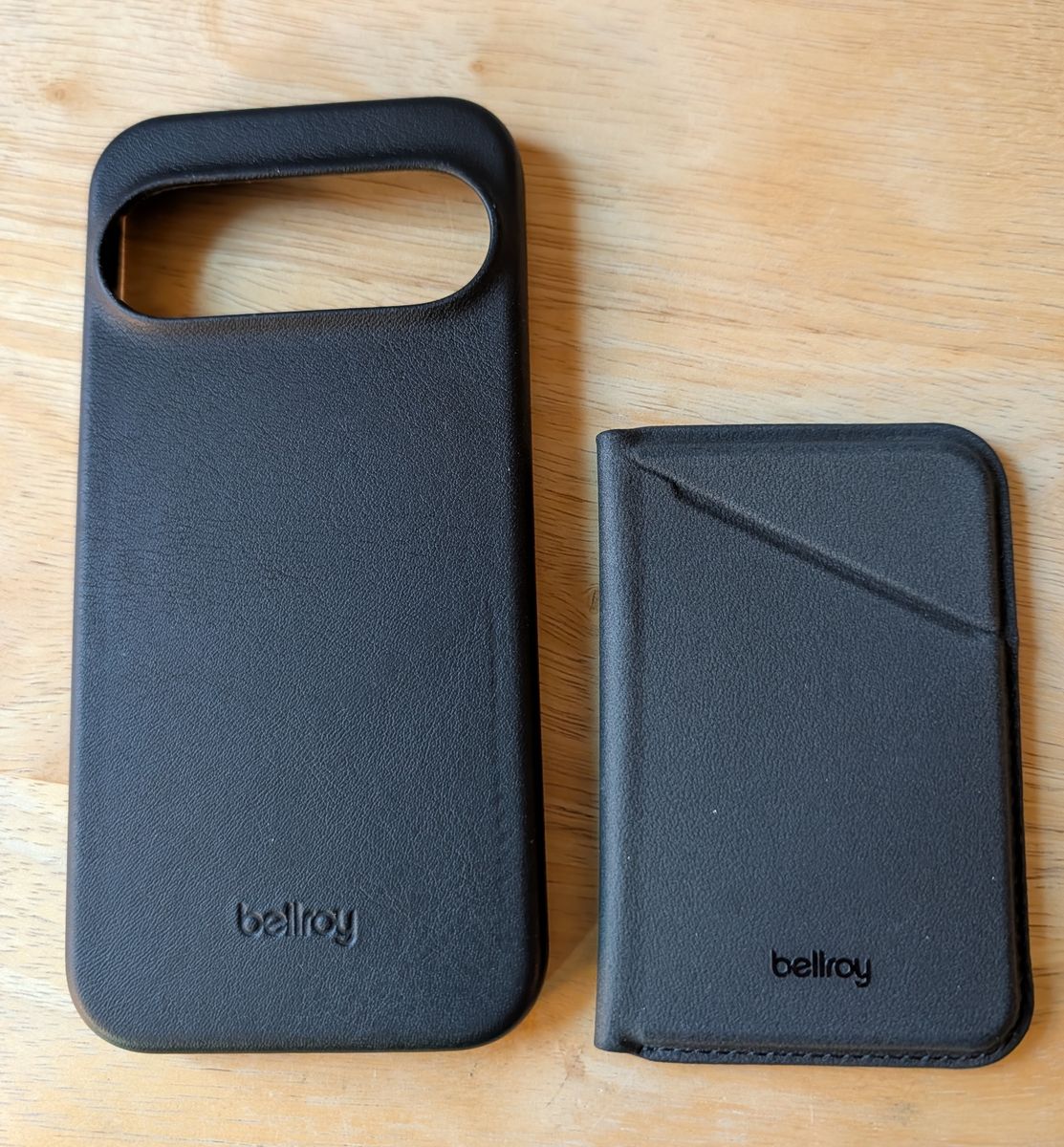 Bellroy Black Leather Case for Google Pixel 10 Pro with Mag Wallet