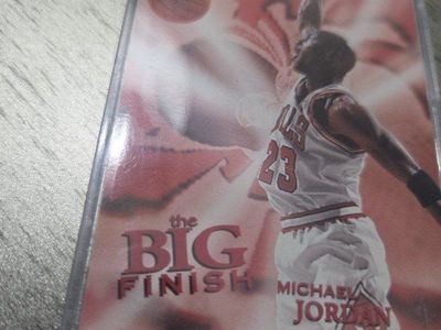 1994-95 Fleer NBA Hoops The Big Finish Michael Jordan #BF1 Chicago Bulls Card new