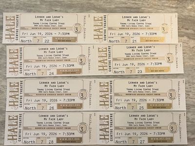 My Fair Lady Hale Center Theater Tickets 5/19