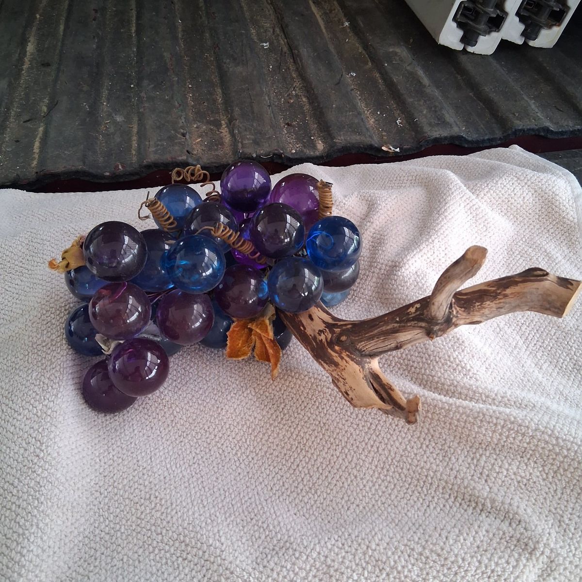Mid-century lucite grapes