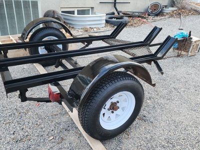 3 rail motorcycle trailer