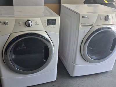 Whirlpool Duet Front Load Washer & Electric Dryer Set - White