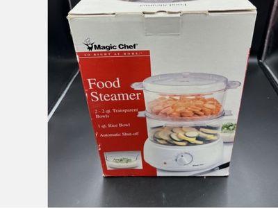 Magic Chef FS-1 4-Qt Food Steamer & Rice Cooker with Automatic Shut-off