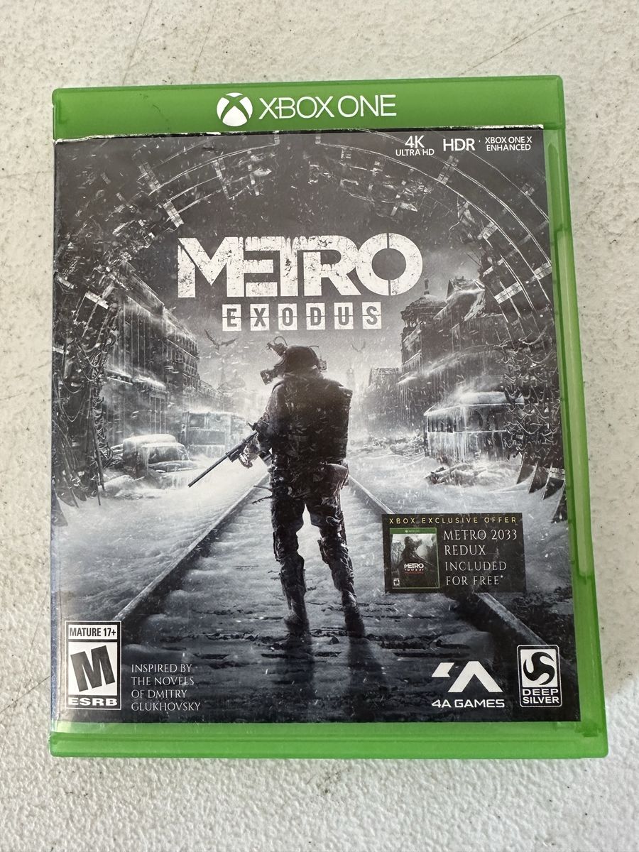Metro Exodus Xbox One Tested And Working w/Poster