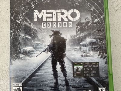 Metro Exodus Xbox One Tested And Working w/Poster