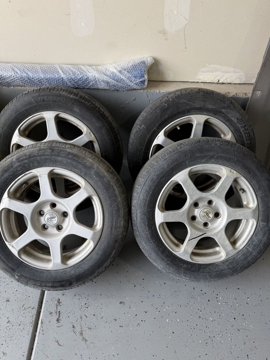 15x6.5 5x100 Sport Edition Aluminum Wheels