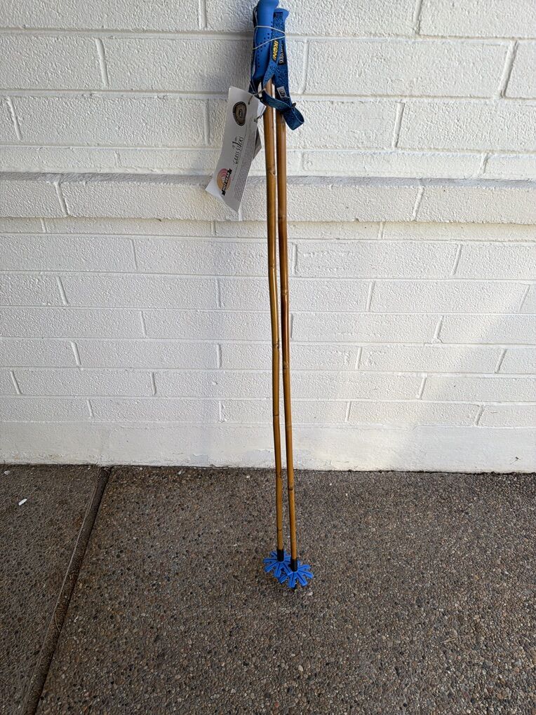 Grass Sticks Ski Poles 54 Long NEW