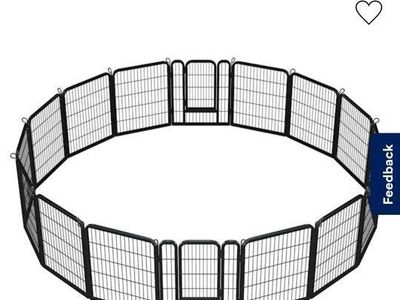 16 Panel Metal Dog PlayPen
Qty-3