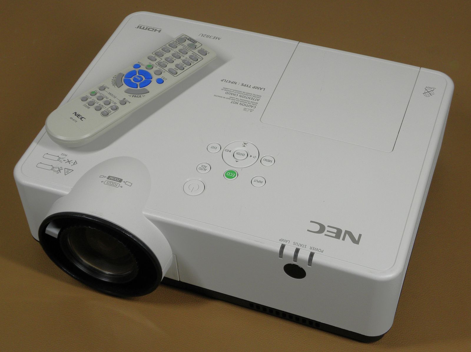 NEC ME382U 3800 Lumens Projector