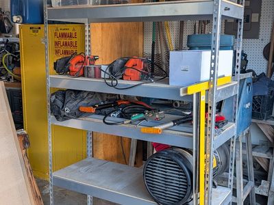 Garage shelving storage