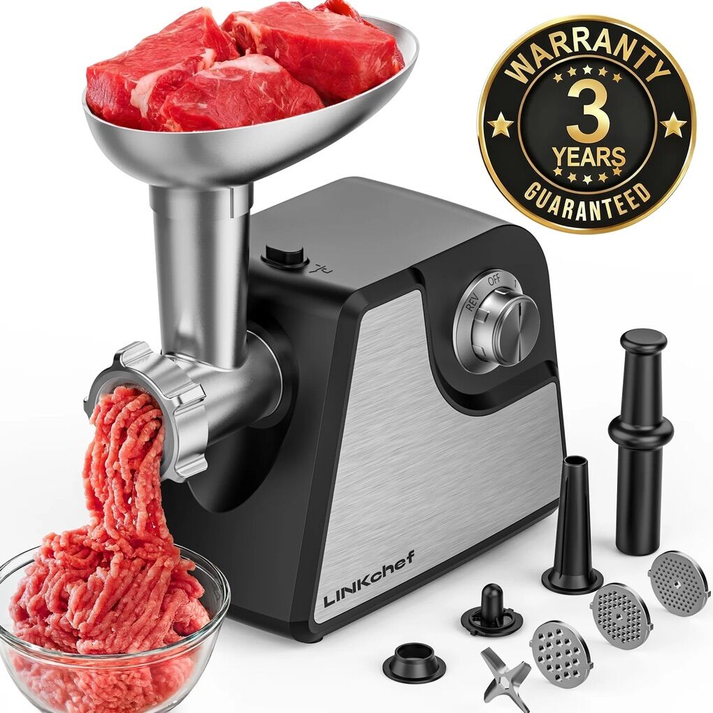 LINKChef Meat Grinder, 2 Adjustable Speed 2400W
