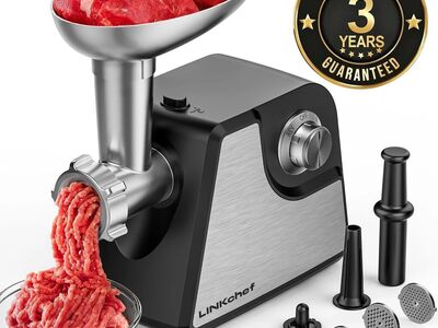 LINKChef Meat Grinder, 2 Adjustable Speed 2400W