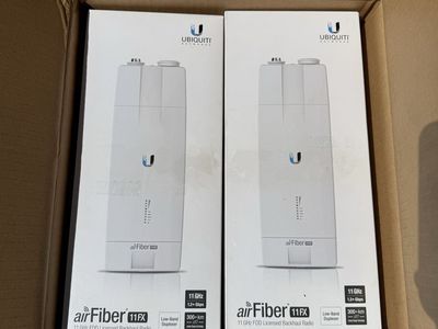 NEW Ubiquiti airFiber 11FX (AF-11FX) Licensed 11GHz Radios - Pair Available