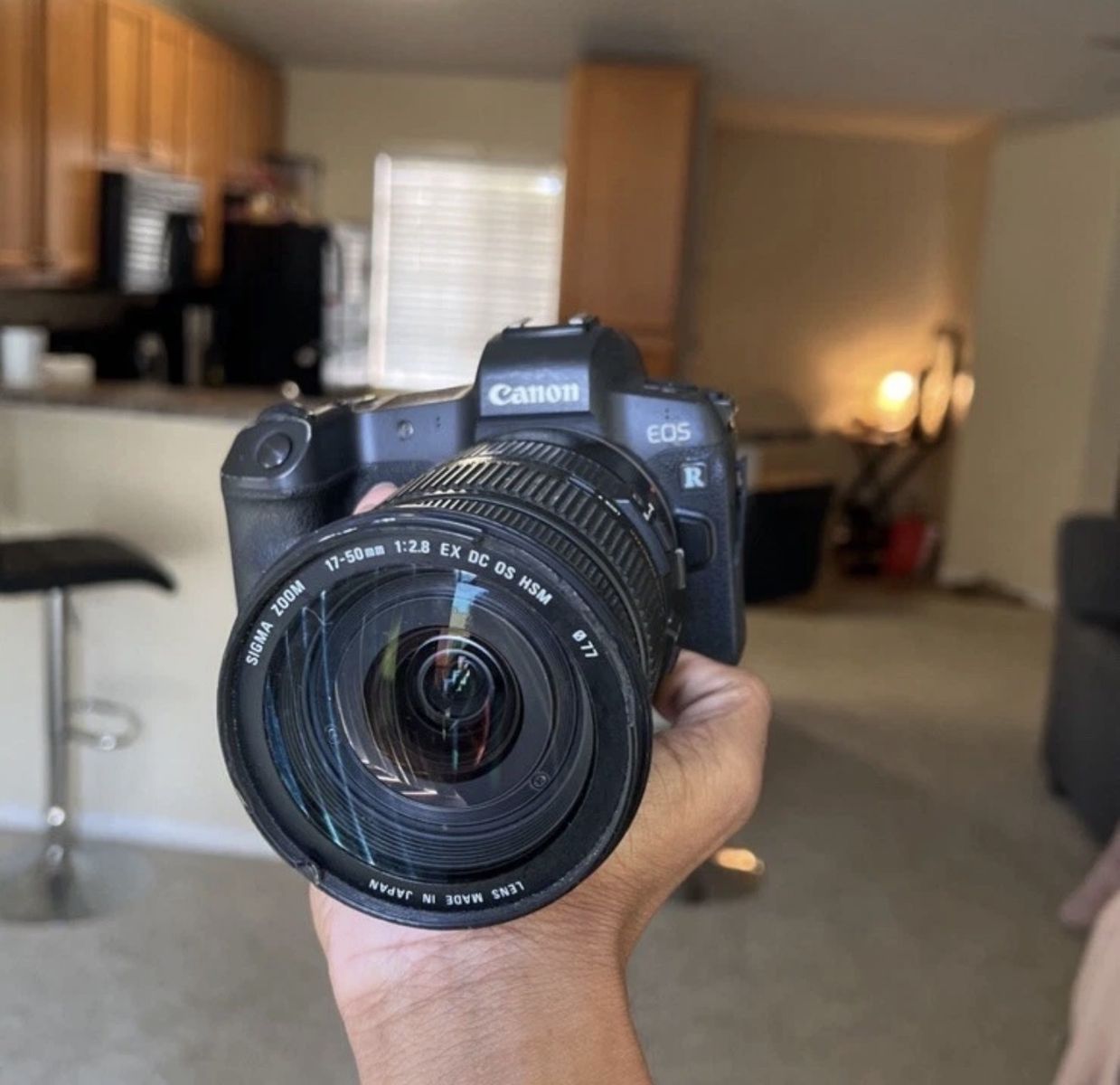 Canon R, generic adapter, sigma 17-50mm 2.8