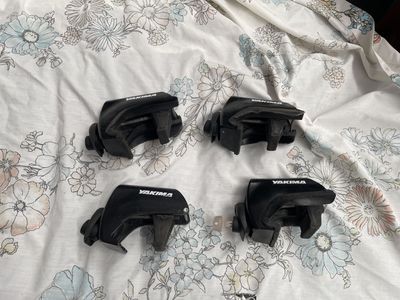 Yakima Roof Rack Towers Clamps Set of 4 Low Rider or Rail Grab