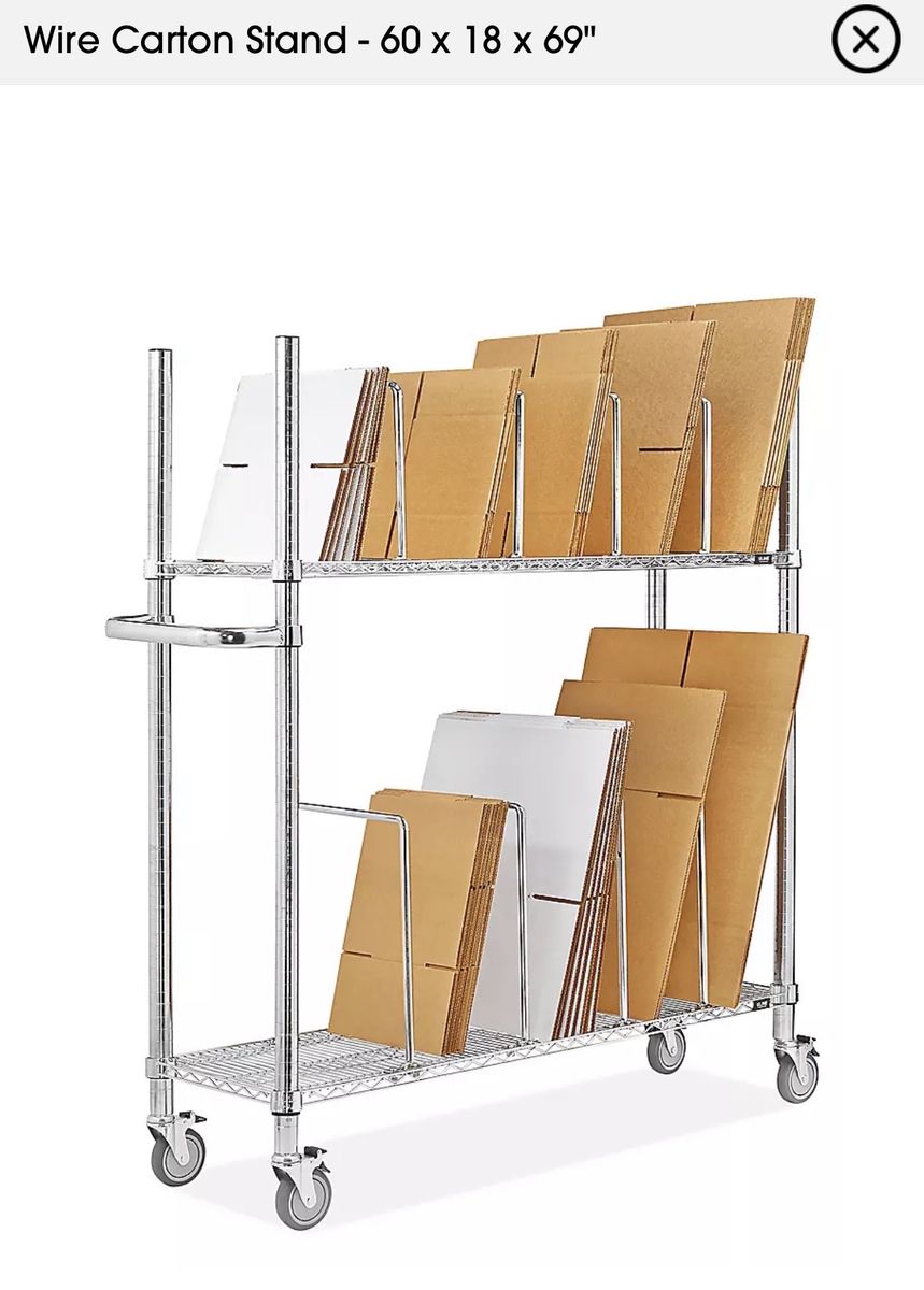 ULINE Wire Carton Stand
