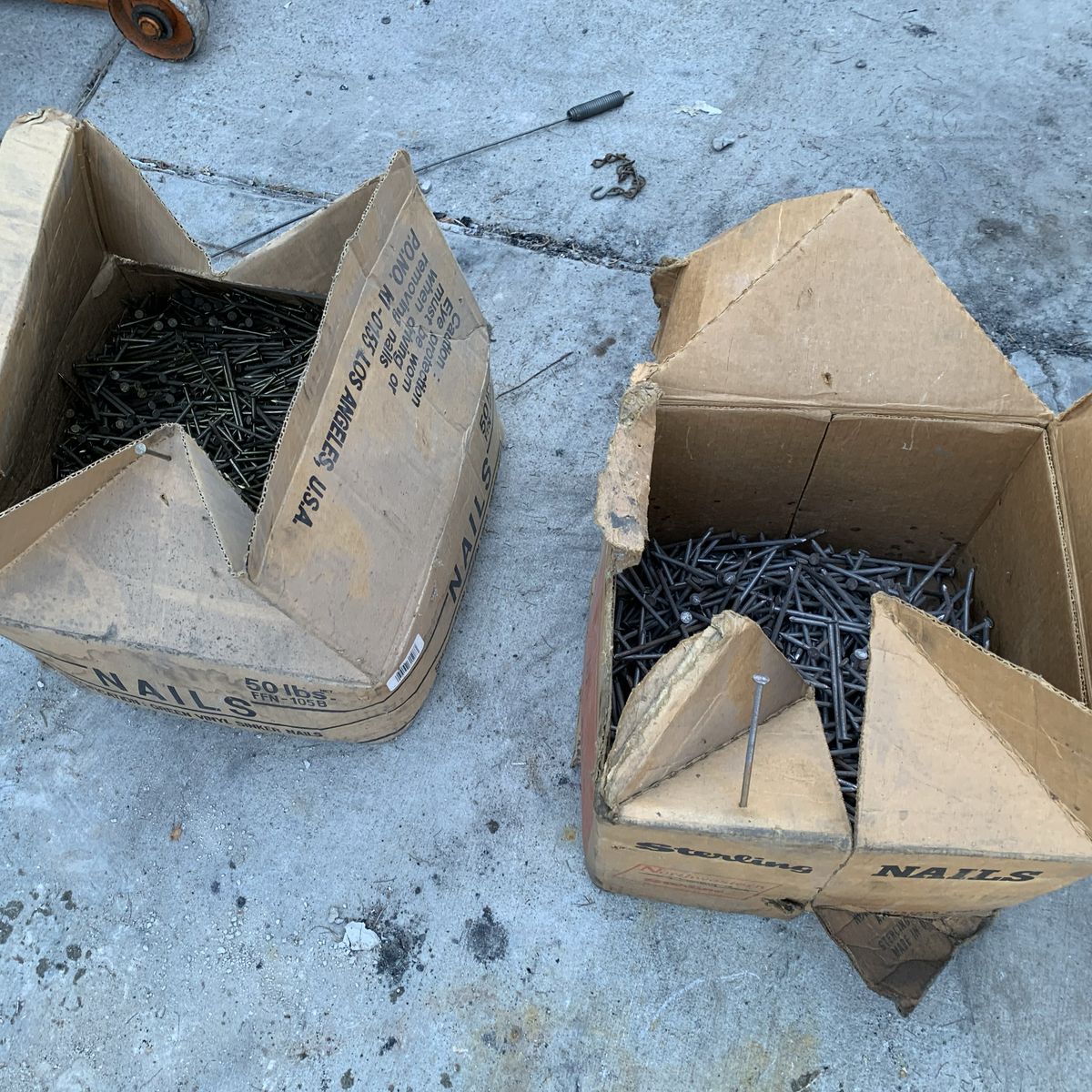 Boxes Of Nails