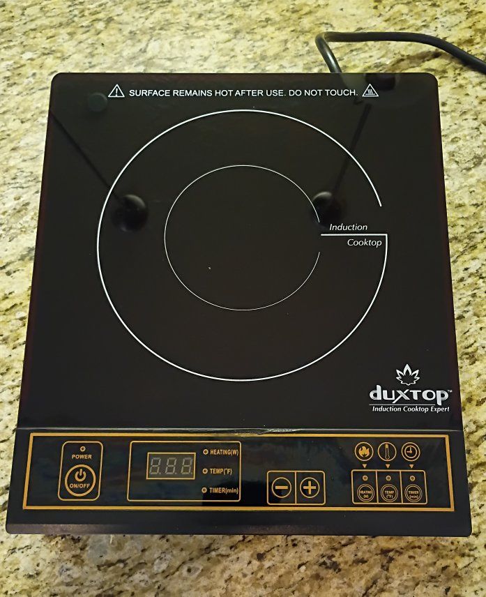 Duxtop Portable Single Burner Countertop Induction Cooktop Black