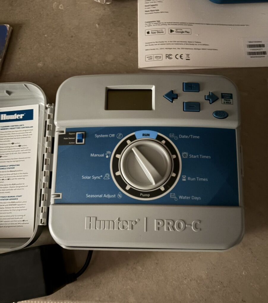 Sprinkler Control W/manual