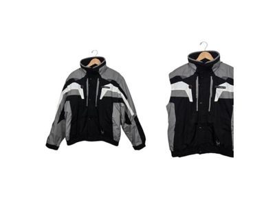 Spyder Dermizax Convertible Insulated Ski Jacket & Vest Men's Large Gray Black