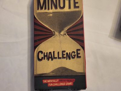 Family fun game "MINUTE TO WIN IT"