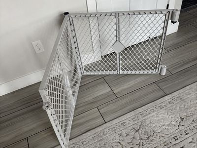 North States MyPet Gray Two-Panel Petyard Extension for Dog Playpen