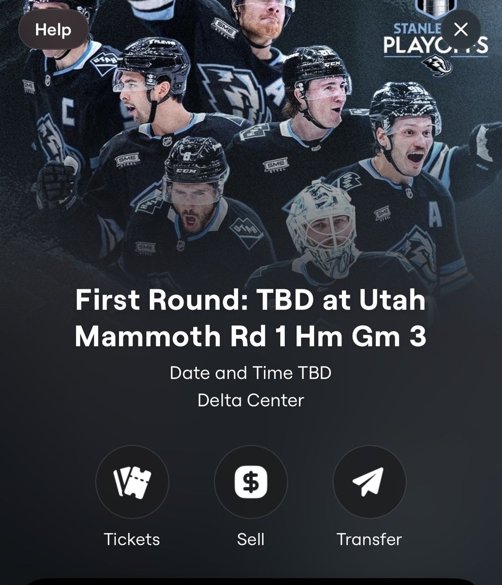 Utah Mammoth Vs Vegas Golden Knights Game 6