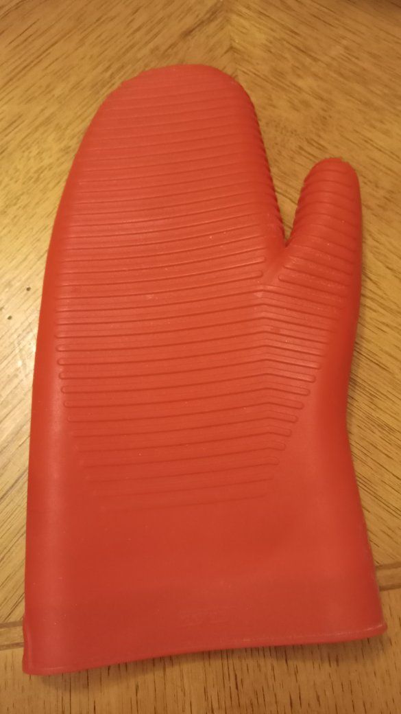 1 Replacement Red Silicone Oven Mitt Heat Resistant Kitchen Pot Holder