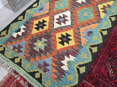 ~3x4 NEW Handknotted Kilim Wool Rug