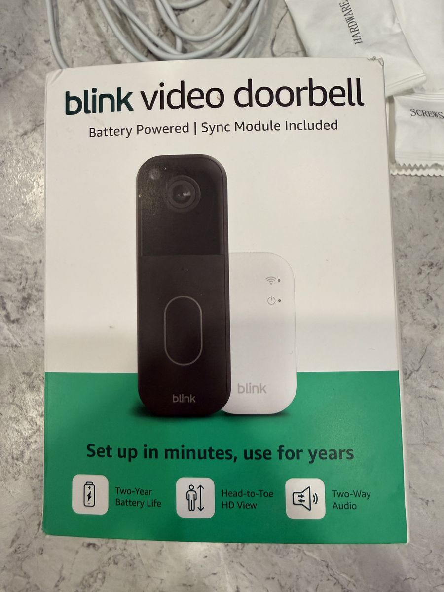 Blink doorbell camera