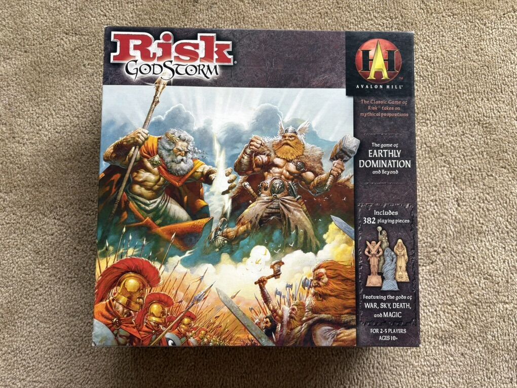 COMPLETE RISK: Godstorm Board Game