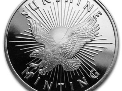 20 oz Tube Sunshine Mint .999 Fine Silver