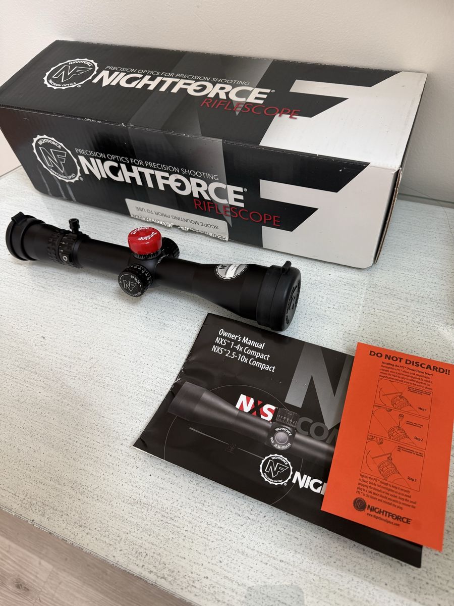 Nightforce NXS 2.5-10x42 MOAR ZeroStop (C458) - Like New / Mounted, Unfired