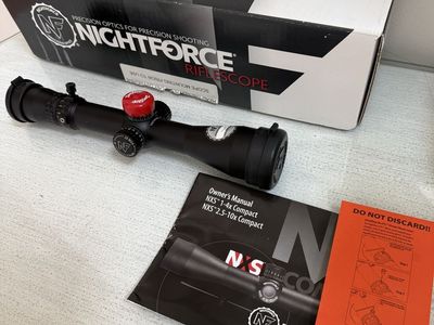 Nightforce NXS 2.5-10x42 MOAR ZeroStop (C458) - Like New / Mounted, Unfired